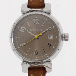 LOUIS VUITTON Watches Q1212 Stainless Steel/leather Quartz